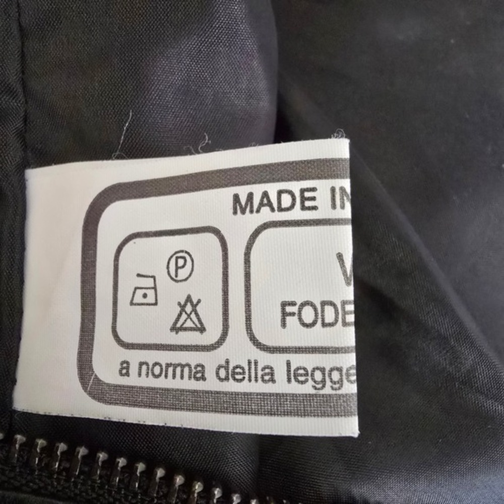 Antica Pelleria Italy Black Leather Laser Cut Eyelet Jacket‎ Women Size 42 Small - Picture 9 of 11